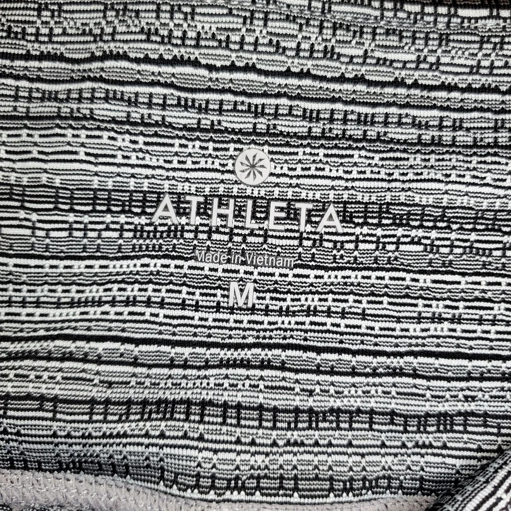 Athleta High Rise Jacquard Chaturanga Textured Leggings, Size M